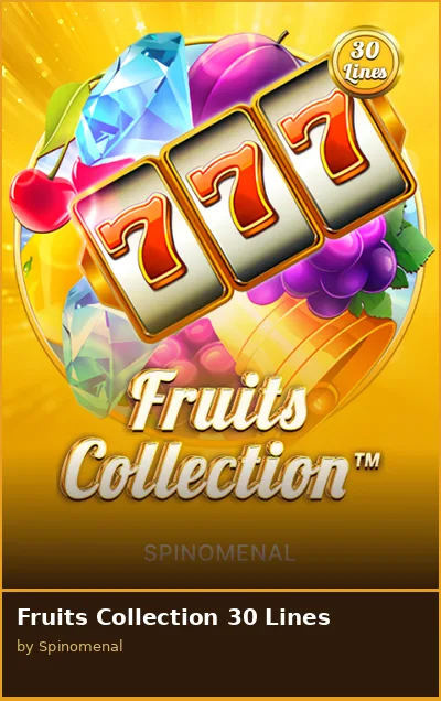 Fruits Collection 30 Lines slot
