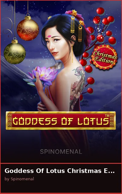 Goddess Of Lotus Christmas Edition slot