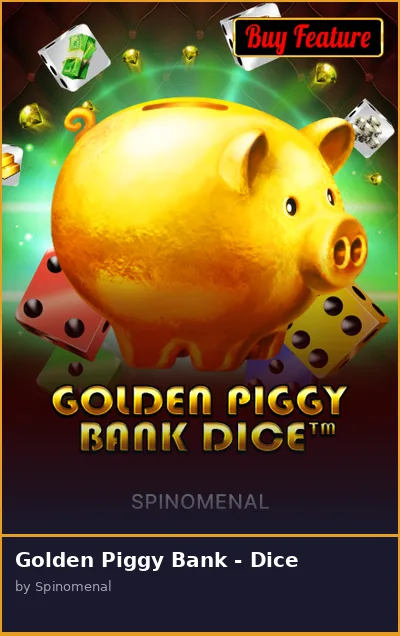 Golden Piggy Bank - Dice slot