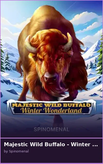 Majestic Wild Buffalo - Winter Wonderland slot