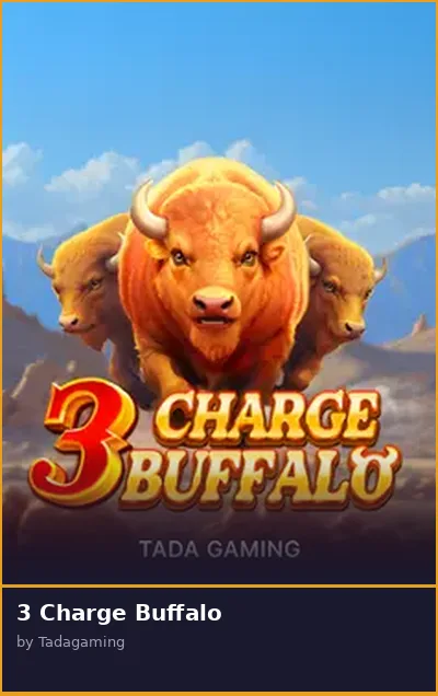 3 Charge Buffalo slot