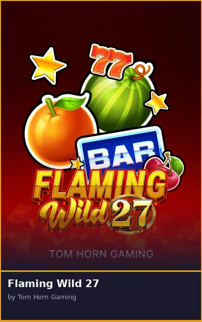 Flaming Wild 27 slot