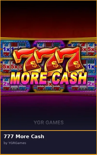 777 More Cash slot