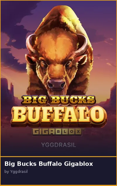Big Bucks Buffalo Gigablox slot
