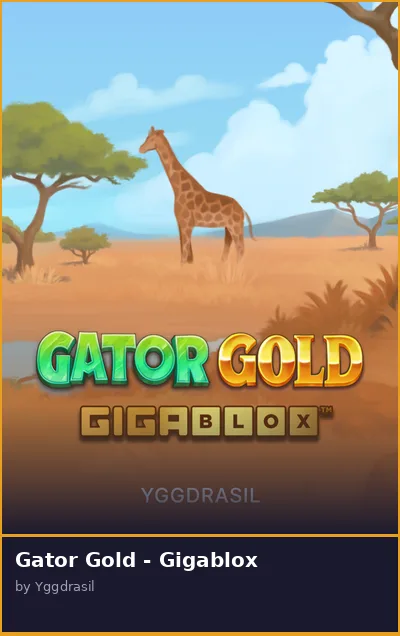 Gator Gold - Gigablox slot